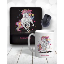 Atölye Çizgi Wild Unicorn Kupa Bardak ve Mouse Pad