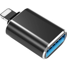 Zrh Iphone Ipad Uyumlu Lightning Otg Adaptör USB Flash Klavye Mouse Aparatı