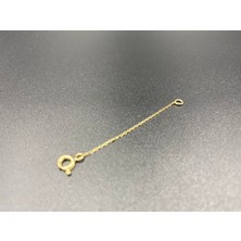 Altın Kesesi 14 Ayar Altın Kolye Bileklik Uzatma Zinciri ( 5cm )
