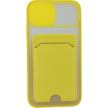 iPhone XS Max Uyumlu Kartlıklı Sürgülü Kapak Telefon Kılıfı