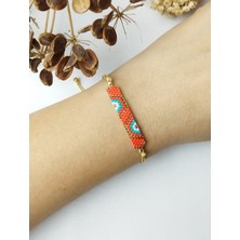 Miyuki Kırmızı Nazar Bileklik