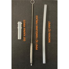 Uzspace Yedek Pipet Takımı ve Pipet Temizleme Fırçası 1 Set (3 Parça) -Kapak Hariçtir---