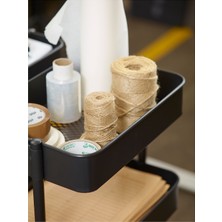 Ikea Raskog Çelik Servis Arabası 35X45X78 cm Mutfak Banyo Düzenleyici-Raf Ünitesi Tekerli