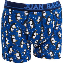 Teet Juan Raul Erkek Boxer Pamuklu Desenli 4'lü Premium Set