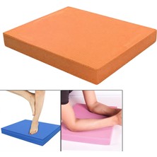 PZ Home 1pc Denge Pedi Rehabilitasyon Slip Olmayan Yoga Mat Köpük Pedi Yoga Iç Mekan L Turuncu (Yurt Dışından)