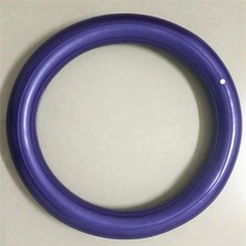 PZ Home Şişme Yoga Topu Kararlılık Yüzük Pilates Egzersiz Topu Standı Direnç Band Mor (Yurt Dışından)