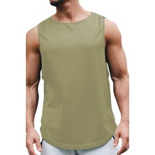 Bluu Bs Tank Top Kolsuz Sporcu Tshirt