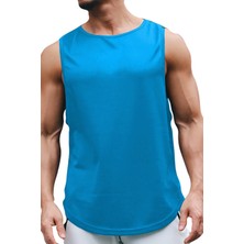 Bluu Bs Tank Top Kolsuz Sporcu Tshirt