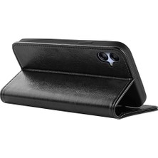 Cool-M Samsung Galaxy A04E Için 4g Çılgın At Dokusu Pu Deri Deri Cüzdan Kılıfı Flip Folio Kitap Stand Şok Geçirmez Telefon Kapağı (Yurt Dışından)