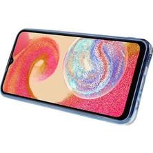 Cool-M Samsung Galaxy A04E Için 4g / M04 4g / F04 4g Rhinestone Telefon Kılıfı Çiçek Deseni Kickstand Glitter Gradient Tpu Kapak (Yurt Dışından)