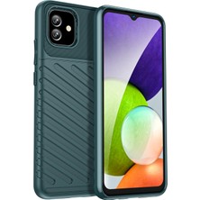 Cool-M Samsung Galaxy A04E Için 4g Thunder Serisi Twill Tasarım Kalınlaştırılmış Tpu Koruyucu Kılıf Çizilmeye Dayanıklı Telefon Geri Kapak (Yurt Dışından)