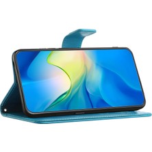 Cool-M Samsung Galaxy A04E Için 4g Pu Deri Flip Telefon Kapağı Baskılı Kelebek Çiçek Desen Standı Magnetic Cüzdan Folio Kılıf (Yurt Dışından)