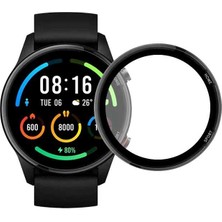 Heptek İletişim Xiaomi Mi Watch Color Ekran Koruyucu Kavisli Tam Kaplayan Koruma (Pmma)