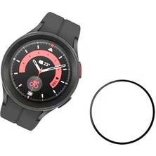 HEPTEKİLETİŞİM Samsung Galaxy Watch 5 Pro Ekran Koruyucu Kavisli Tam Kaplayan Koruma (Pmma)