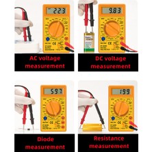 Dtools C/dc LCD Dijil Mulimr 750/1000 V Volmr Mprmr Ohm Yükk Güvnlik L Mr Dijil Mulimr (Yurt Dışından)