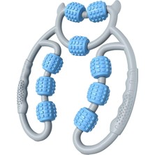 Baoblaze Masaj Silindir Taşınabilir Kas Gevşeme Silindiri 360 Derece 9 Tekerlek Derinliğinde (Yurt Dışından)
