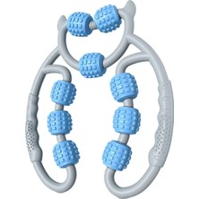 Baoblaze Masaj Silindir Taşınabilir Kas Gevşeme Silindiri 360 Derece 9 Tekerlek Derinliğinde (Yurt Dışından)