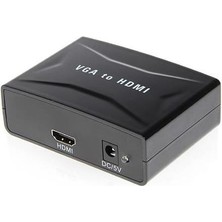 Bastore VGA To HDMI Ses Çıkış Destekli Çevirici Dönüştürücü Adaptör