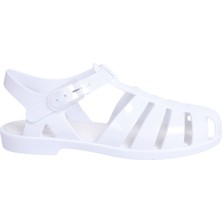 Igor  Kadın S10258 Biarritz Brillo Beyaz Sandalet PVC Malzeme ile Şık ve Rahat Tasarım