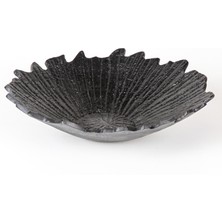 Herdekora Dekoratif Metal Kase Siyah 35X8X34 Cm.