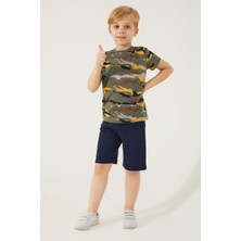 RolyPoly Military Camouflage Erkek Çocuk Bermuda Takım