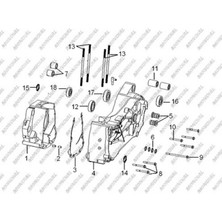 Mondial Atv Spider-X 250 Motor Takozu Arka Orj