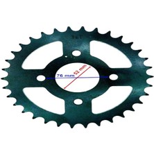 Atv Kymco 150 Arka Dişli 520-34T Iç 52X4 Delikli Ind Öm