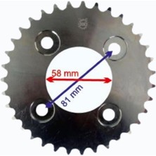 Honda Innova Uyumlu Arka Dişli 420-35T Iç 58 mm Öm