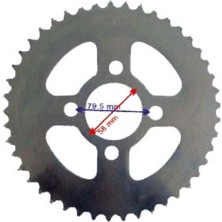 Mondial Yamaha Uyumlu Xv 250 Arka Dişli 530-45T Iç 58 mm Öm