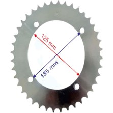 Bisan Roadstar 250 Arka Dişli 530-40T Iç 125 mm Öm