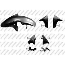 Mondial 180 Z-One S Ön Panel Sağ Sakal Yeşil Orj