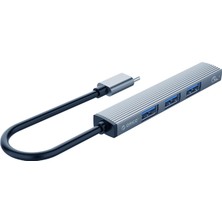 Orıco Type-C To Usb3.0 4 Portlu Çoklayıcı Hub Alüminyum