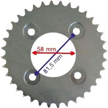 Honda Innova Uyumlu Arka Dişli 428-36T Iç 58 mm Öm