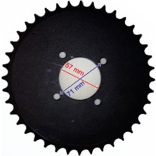 Atv Arka Dişli 520-40T Iç 58X4 Delikli Ind Öm