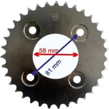 Honda Innova Uyumlu Arka Dişli 428-35T Iç 58 mm Öm