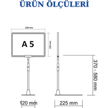 İstanbul Manken 3 Adet Kırmızı A5 Ayaklı Etiketlik Sepet Etiketi Çerçeveli Etiketlik Eşek Askılık Etiketi