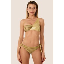 Ayyıldız 40741 Gold Simli Bikini Takımı