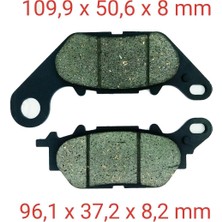 Honda Ybr Uyumlu Ön Fren Disk Balatası (2009-....) FA464 Delta