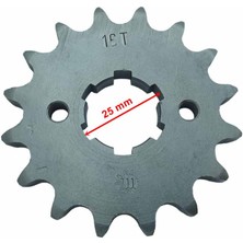 Atv Ön Dişli 428-16T Iç 25 mm 2 Delikli Öm