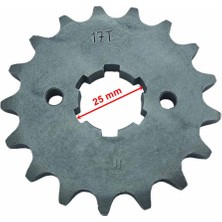 Atv Ön Dişli 428-17T Iç 25 mm 2 Delikli Öm
