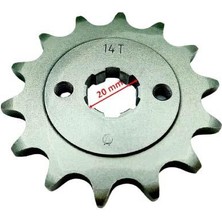 Honda Xl 200 Uyumlu - Hero Karizma Ön Dişli 520-14T Iç 20 mm 6 Tırnaklı Öm