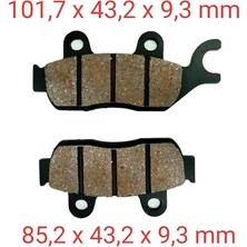 Honda Cb 125 E Uyumlu Ön Fren Disk Balatası