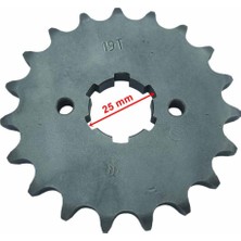 Atv Ön Dişli 428-19T Iç 25 mm 2 Delikli Öm