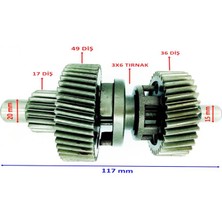Atv Hsk-X Cazador Şanzıman Geri Vites Yön Dişli Seti