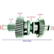 Atv LX200 Şanzıman Geri Vites Yön Dişli Seti
