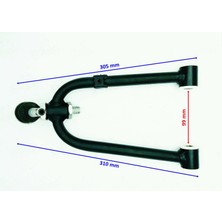 Mondial Atv Terratrack 200 Ön Salıncak Sol Üst Siyah Orj