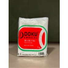 Doku 20 x 30 cm Naylon Torba 1kg