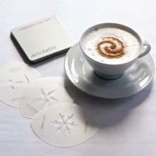 Aerolatte Cappuccino Art Şablonu 6 Eğlenceli Tasarım