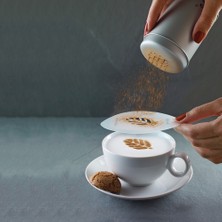 Aerolatte Cappuccino Art Şablonu 6 Eğlenceli Tasarım