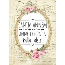 Bolçi Canım Annem Etiketli Çikolata Kutusu 32 Adet Madlen Anneler Günü Hediyesi